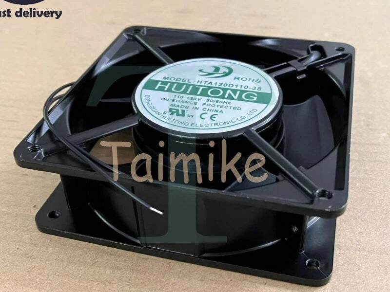 1pcs HUI TONG Fan HTA120D110-38 AC 110V-120V 120*120*38Mm 2 Wire