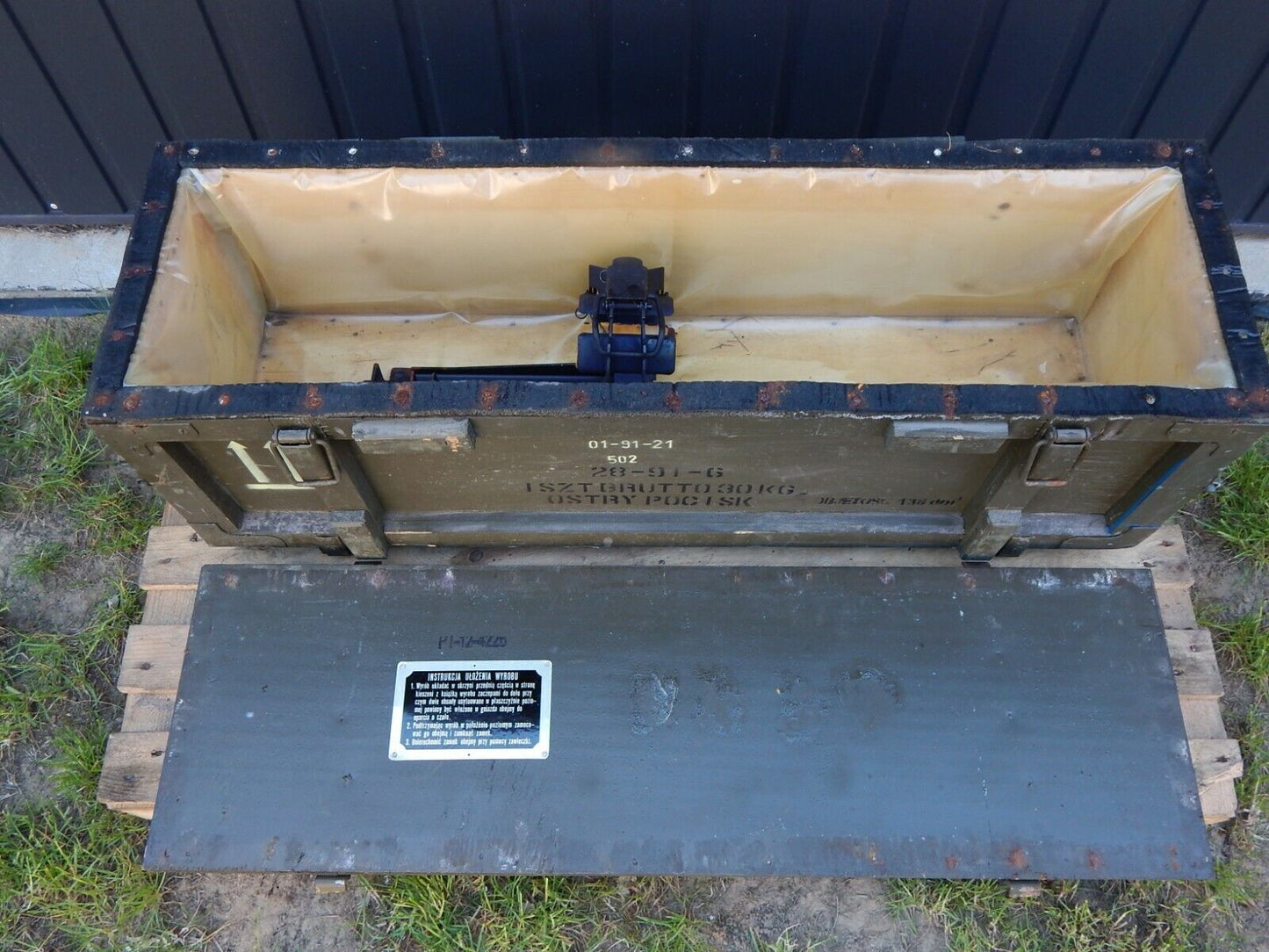 Used Transport Box Crate Wooden Crate Wooden Transit Box CaseMaljutka Malyutka - MALJUTKA MALYUTKA