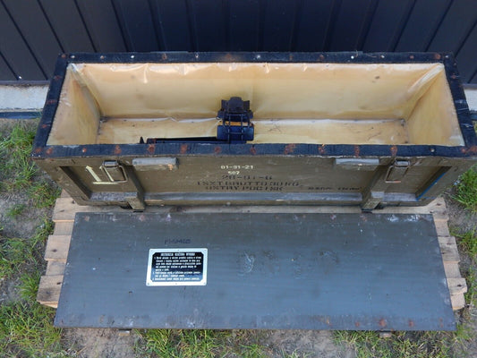 Used Transport Box Crate Wooden Crate Wooden Transit Box CaseMaljutka Malyutka - MALJUTKA MALYUTKA