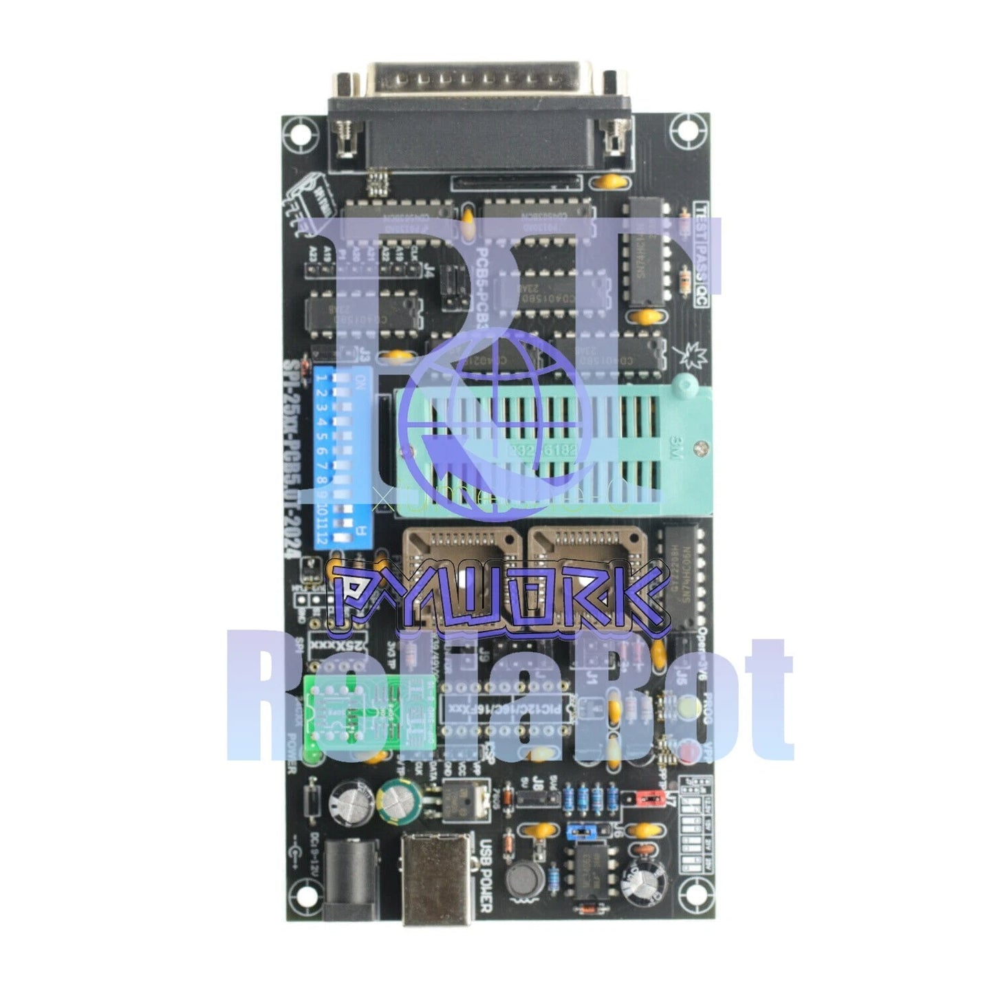 SPI 25xx EPROM programmer BIOS009 PIC,support 0.98d12,promotion clip PLCC32+SOIC