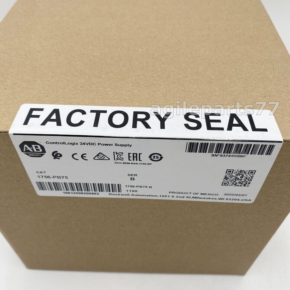 Allen-Bradley ControlLogix AC Power Supply 1756-PB75 NEW Factory SEALED - ALLEN-BRADLEY