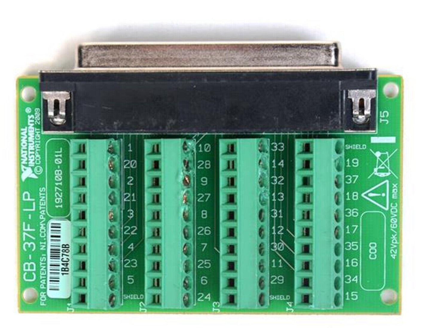 NATIONAL INSTRUMENTS Terminal Block CB-37F-LP - NATIONAL INSTRUMENTS