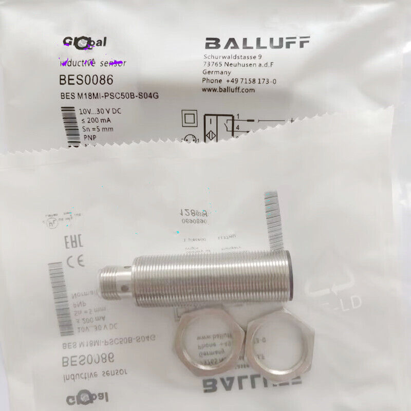 new  BALLUFF BES0086 BES M18MI-PSC50B-S04G sensor BALLUFF