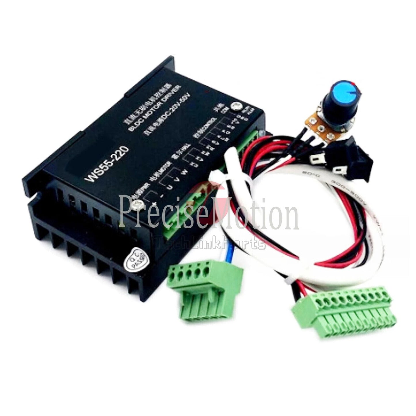 1PCS WS55-220 48V 500W CNC Brushless Spindle BLDC Motor Driver Controller MACH3