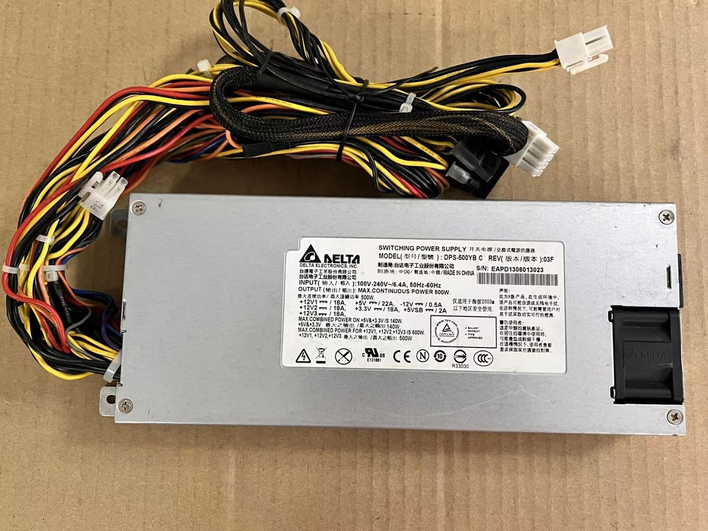 new 1pcs Delta 1U 500W Server Power Supply DPS-500YB C - DELTA