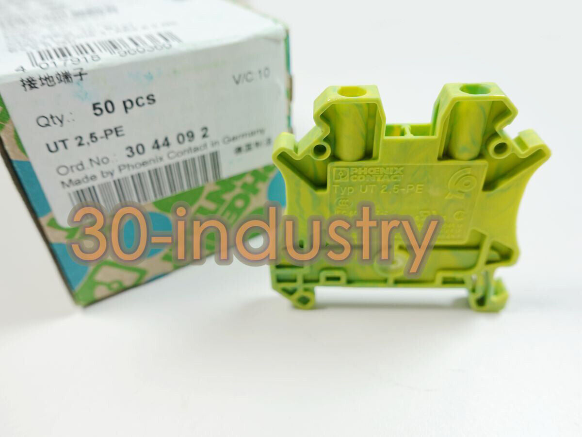 50PCS/Box NEW FOR PHOENIX UT 2.5-PE - 3044092 Ground Terminal PHOENIX