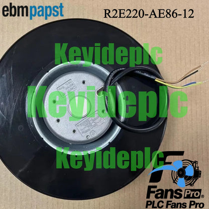 1PCS Ebmpapst R2E220-AE86-12 AC 230V 85W 4 Wire Centrifugal Fan Fast Ship #k