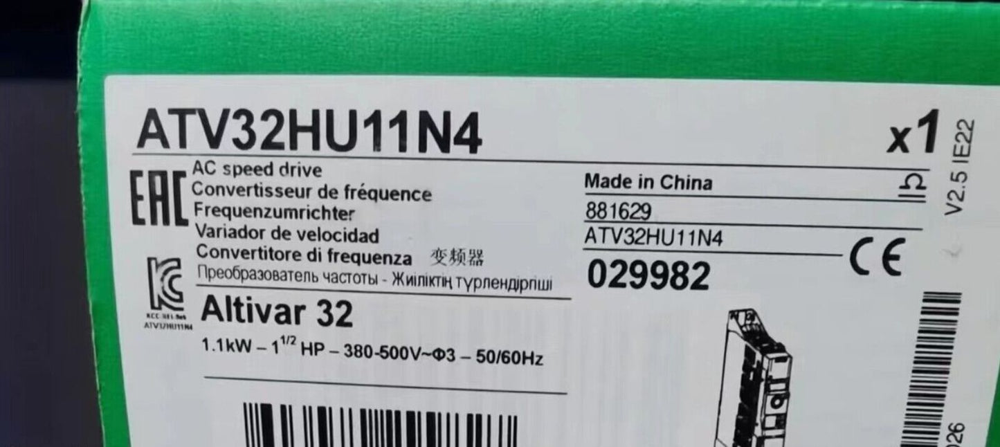 [Brand Name] ATV32HU11N4 1.1KW Inverter, 380V, 50/60Hz - [Product Name] - [BRAND NAME]