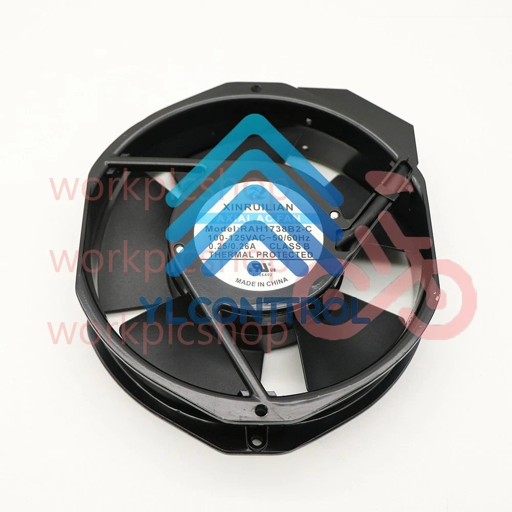1PCS XINRUILIAN RAH1738B2-C AC100V 0.26A 17238 17CM cabinet cooling fan