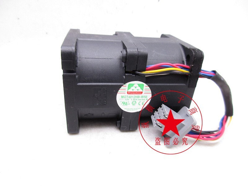 Yongli 4056 12V 1.50A MGT4012HB-W56 4CM violent booster server fan