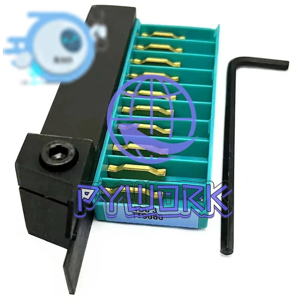 TTER2020-3T20 CNC Lathe Turning Tool Holder + 10Pcs TDC3 TT9080 Carbide Inserts