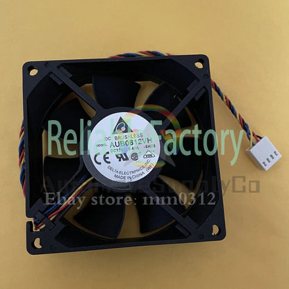 Delta AUB0812VH 8025 80mm x 25mm Cooler Cooling Fan PWM DC 12V 0.41A 8cm 4Pin