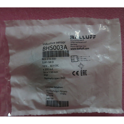 BALLUFF Proximity Switch BES 516-300-S291-S4-D - BALLUFF