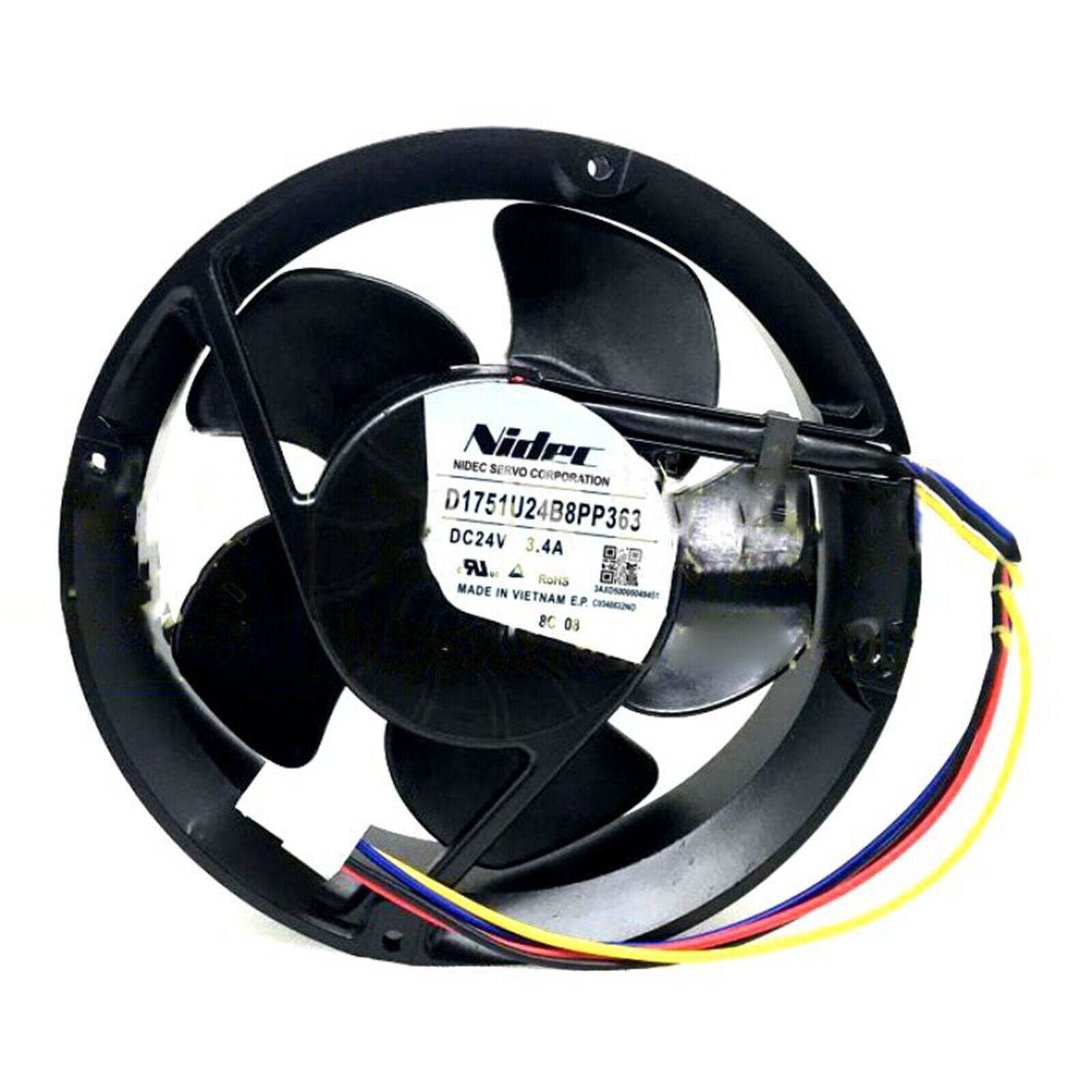 NIDEC D1751U24B8PP363 24V 3.4A Cooling Fan - NIDEC