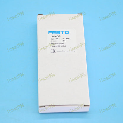 FESTO CPA14-EV2 Solenoid Valve, Industrial Control, High Precision, 0.5-1.5 Bar, -20°C to 125°C - FESTO