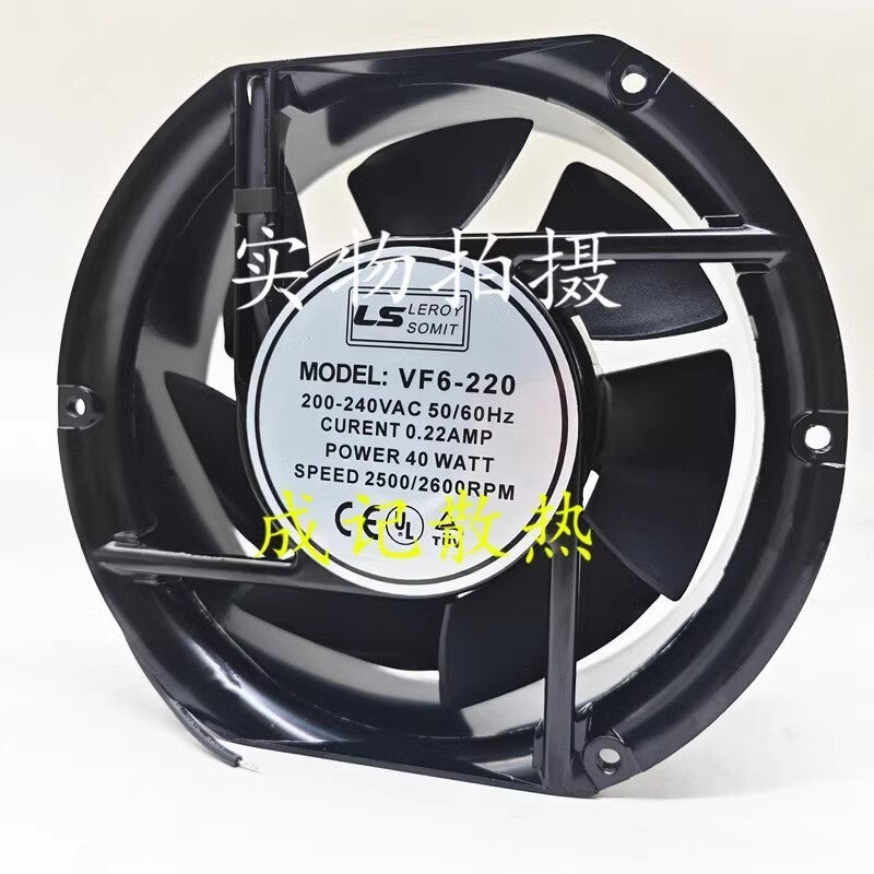 1PCS VF6-220 17251 AC200V-240V 0.22A 17CM Axial Inverter Cooling Fan
