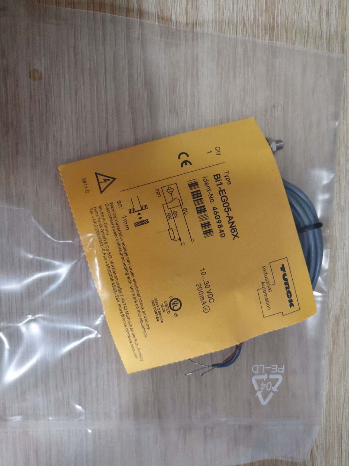 new Turck Bi1-EG05-AN6X Proximity Switch Sensor *TT - TURCK