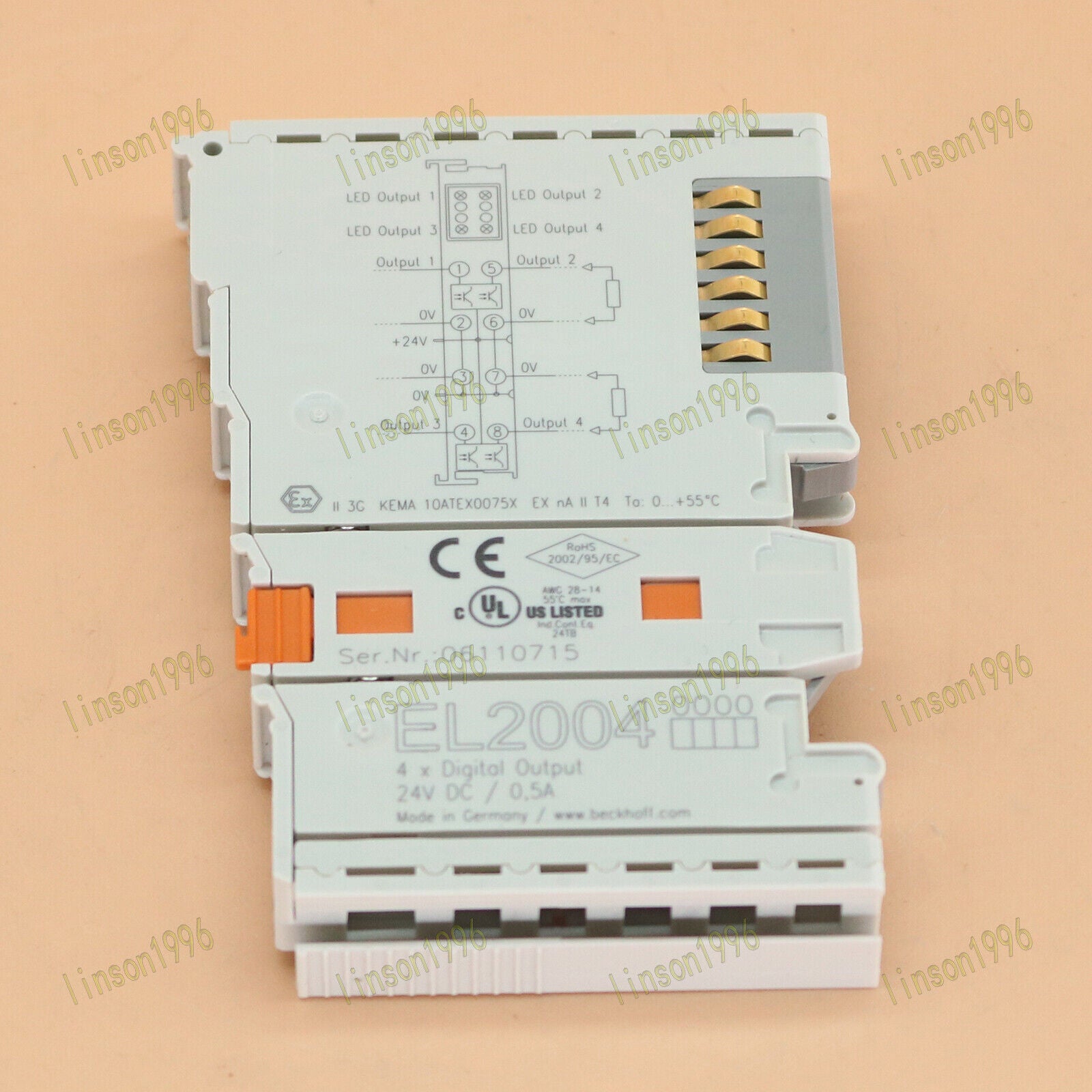 1PC BECKHOFF EL2004 Module - BECKHOFF