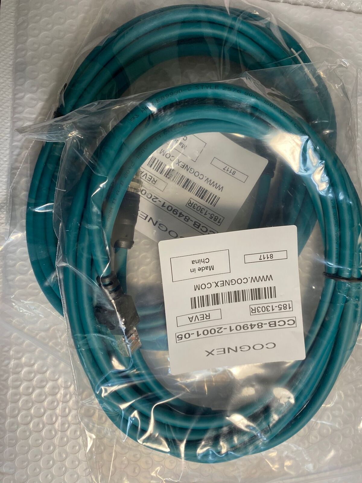 new 1pcs CCB-84901-2001-05 Cognex Code Reader Network Cable Power Cord 5M - COGNEX