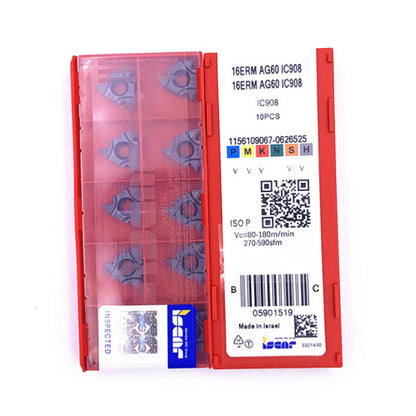 In Box ISCAR CNC Blade AG60 IC908 - ISCAR