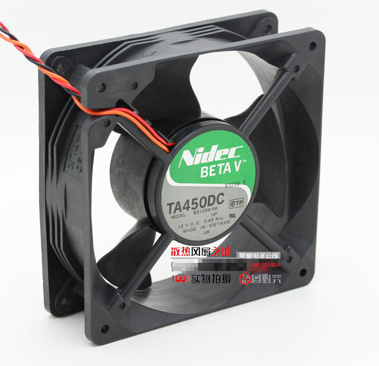1pcs Nidec TA450DC B31256-56 12038 12CM 12V 0.49A high wind fan