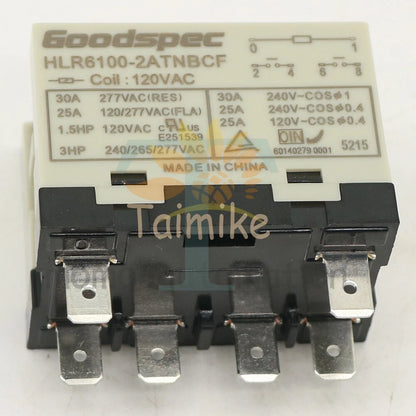 Goodspec HLR6100-2ATNBCF 120VAC Compressor Relay 6Pins 1PCS #MO