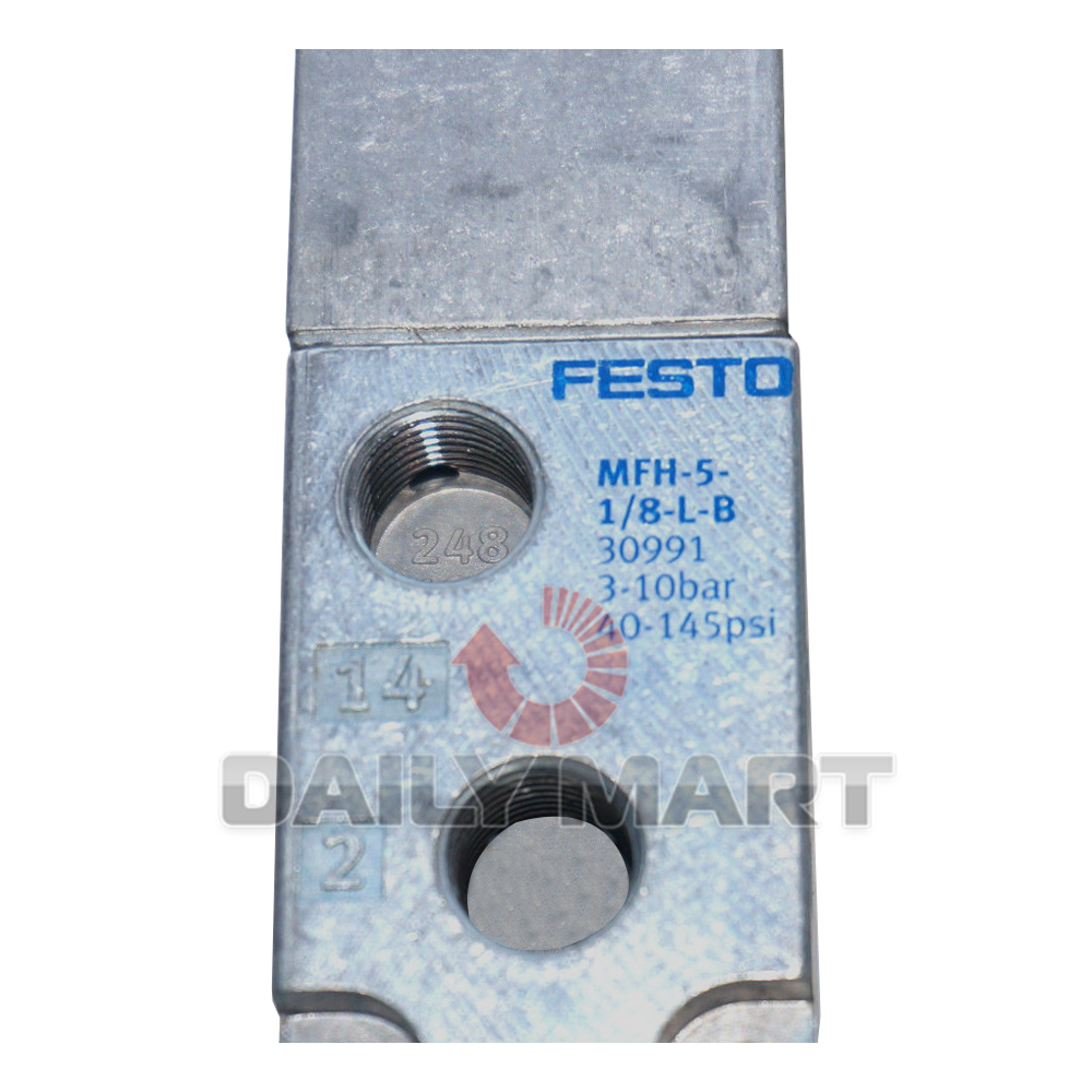 new FESTO MFH-5-1/8-L-B 30991 Solenoid Valve - FESTO