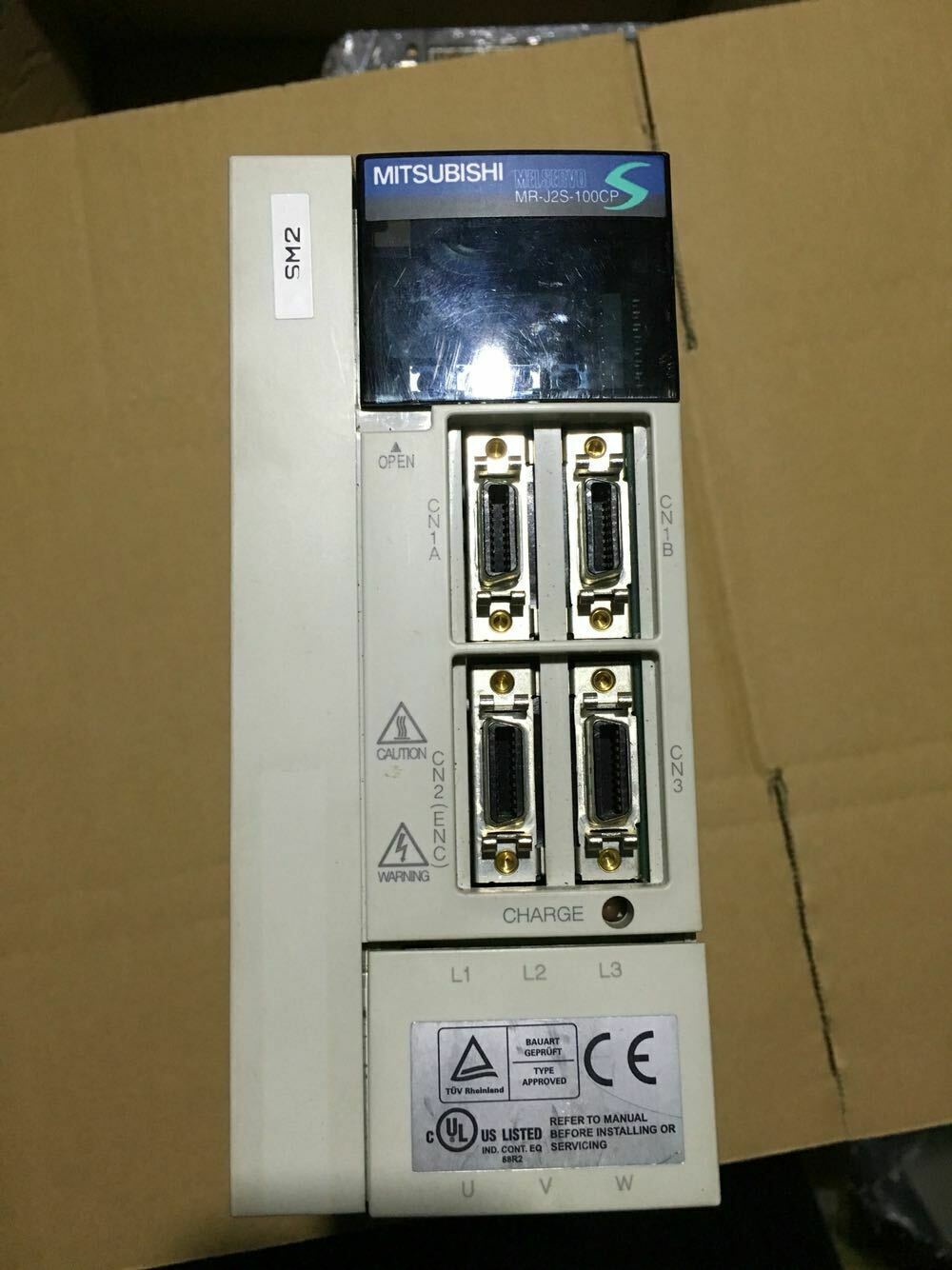 used Mitsubishi Servo drive MR-J2S-100CP 1kW Tested OK - MITSUBISHI