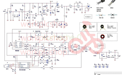 PIC Version 8W Super RM RockMite QRP CW Transceiver HAM Radio Shortwave Kits