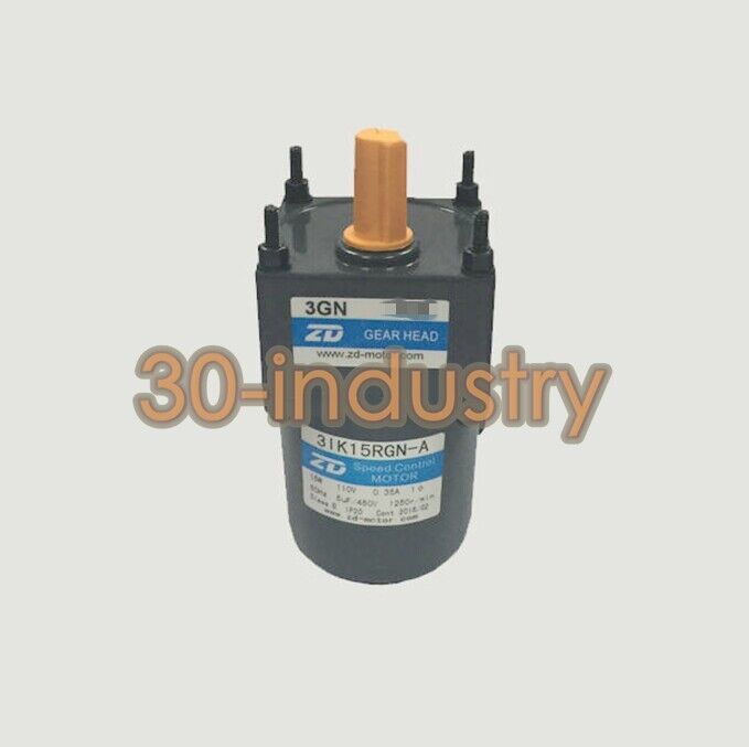ZD Gear Motor 3IK15RGN-A 15W 110V for Various Applications - ZD
