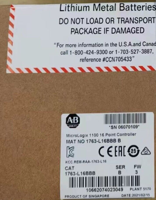 1763-L16BBB MicroLogix 1100 16 Point Controller - MICROLOGIX