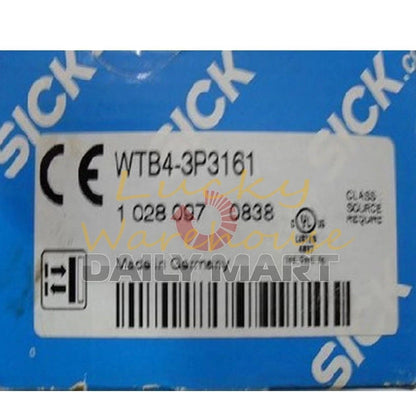 SICK WTB4-3P3161 PLC PHOTOELECTRIC PROXIMITY SENSOR, PNP, M8 3-PIN