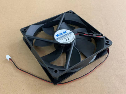 new 1pcs WAM W12025HZ12SEMA 12V 0.18A 12 cm 2-wire silent bearing cooling fan