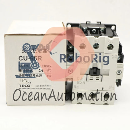 TECO CU-65R Magnetic Contactor 100 Amp, 3 Phase, 110V Coil 3A2a2b