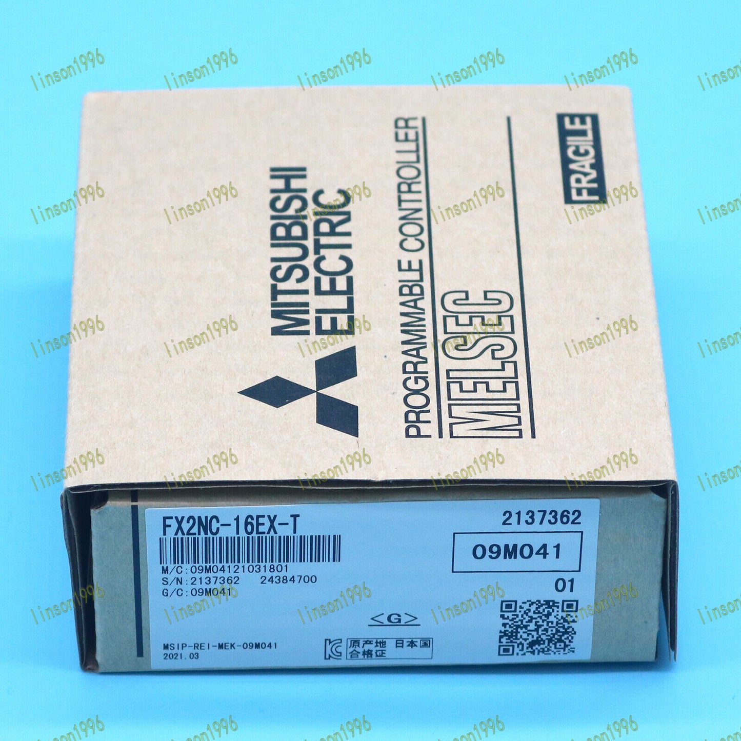 1pc Mitsubishi FX2NC-16EX-T Programmable Logic Controller Module – Ship - MITSUBISHI
