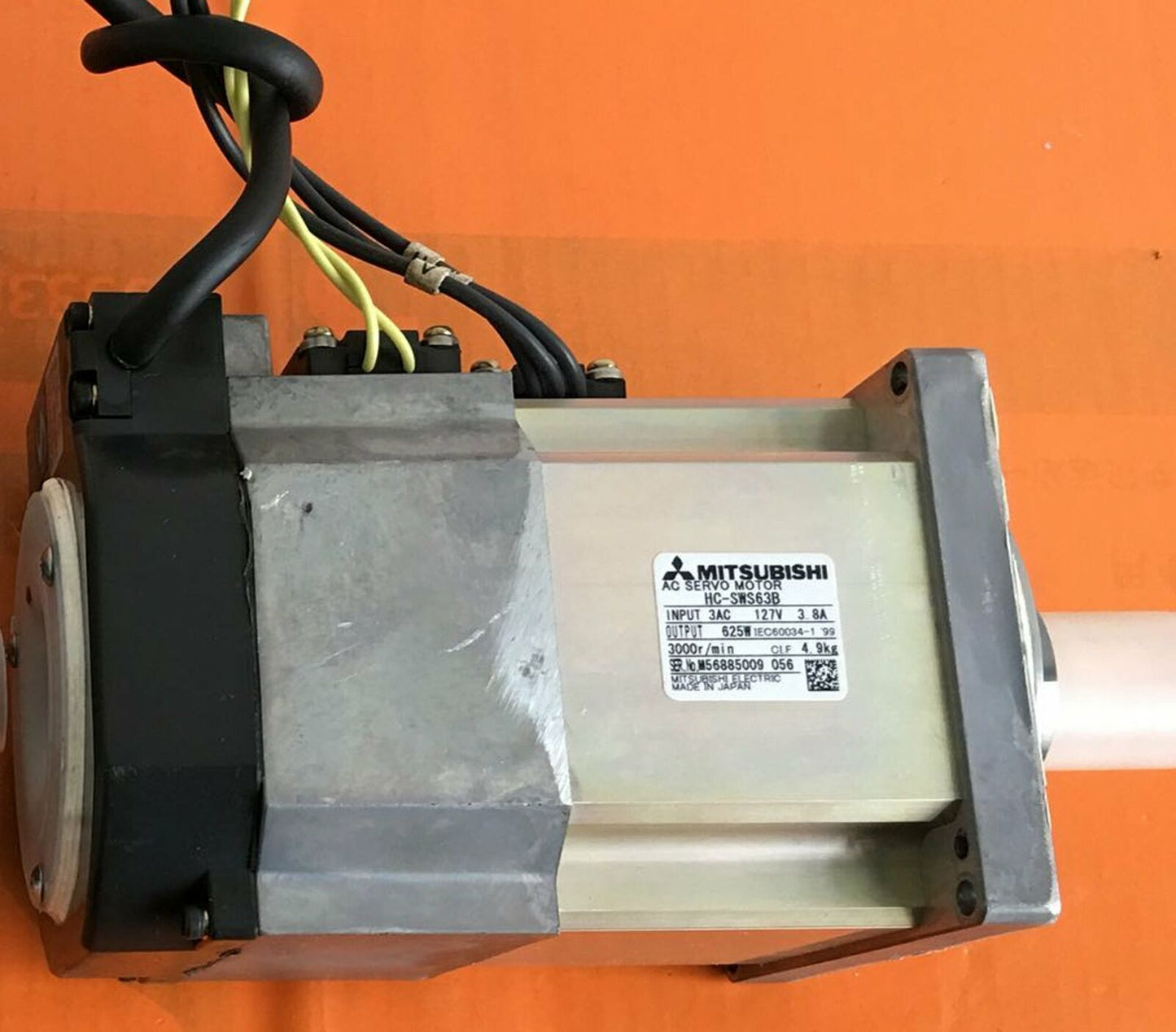 used Mitsubishi empty axis servo motor HC-SWS63B - MITSUBISHI