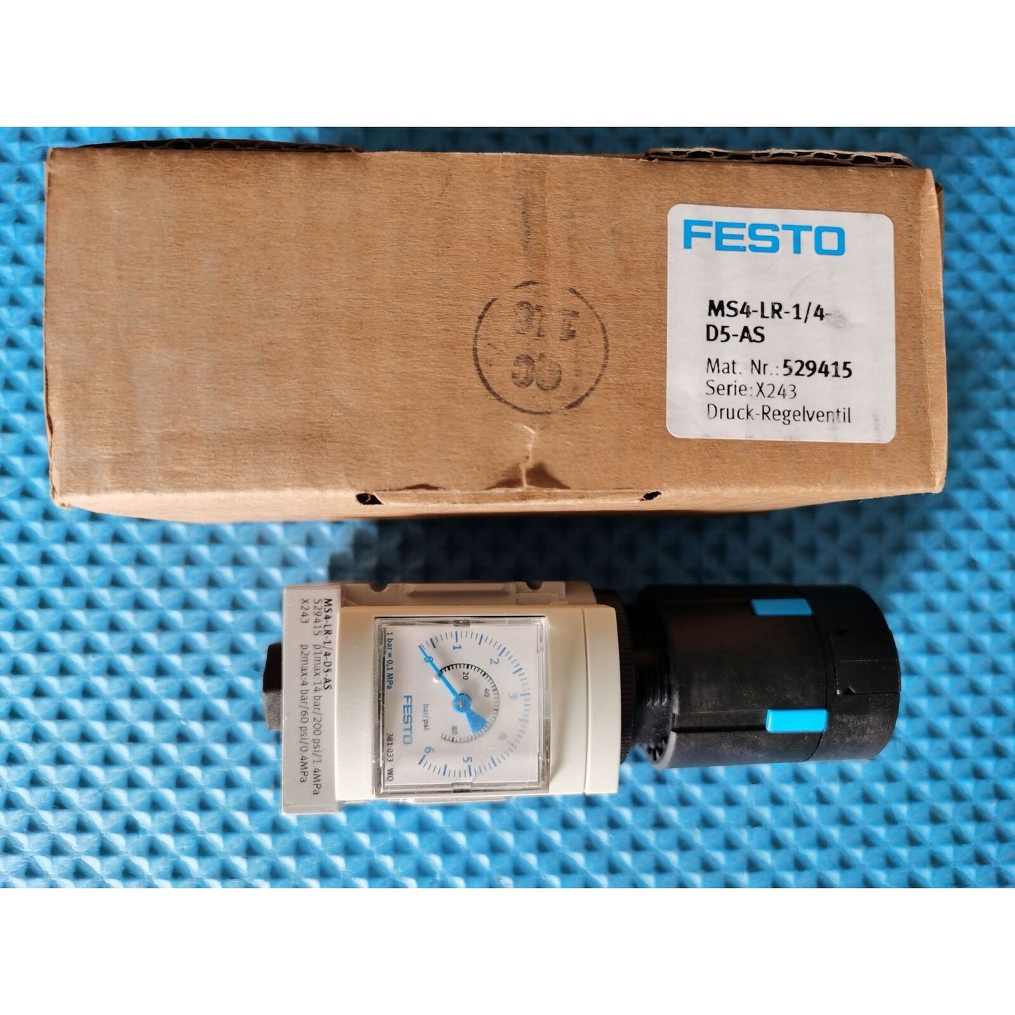 FESTO Pressure Regulating Valve 1/4 AS Fast Ship - FESTO