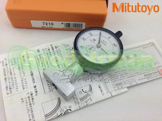 1 PCS Mitutoyo 7210A Dial Depth Gauge 0-10*0.01mm old model Mitutoyo 7210