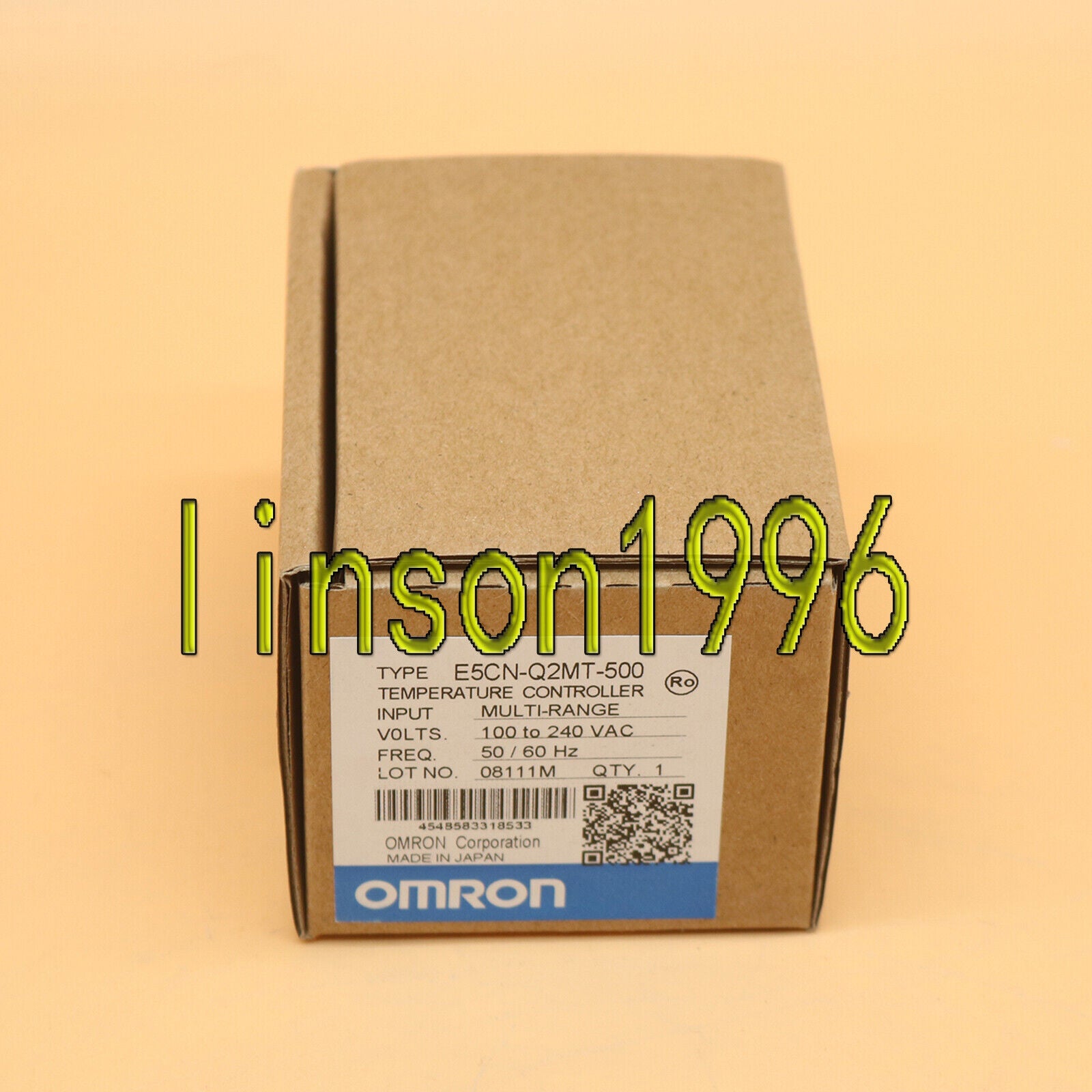 Omron Temperature Controller E5CN-Q2MT-500 100-240VAC - OMRON
