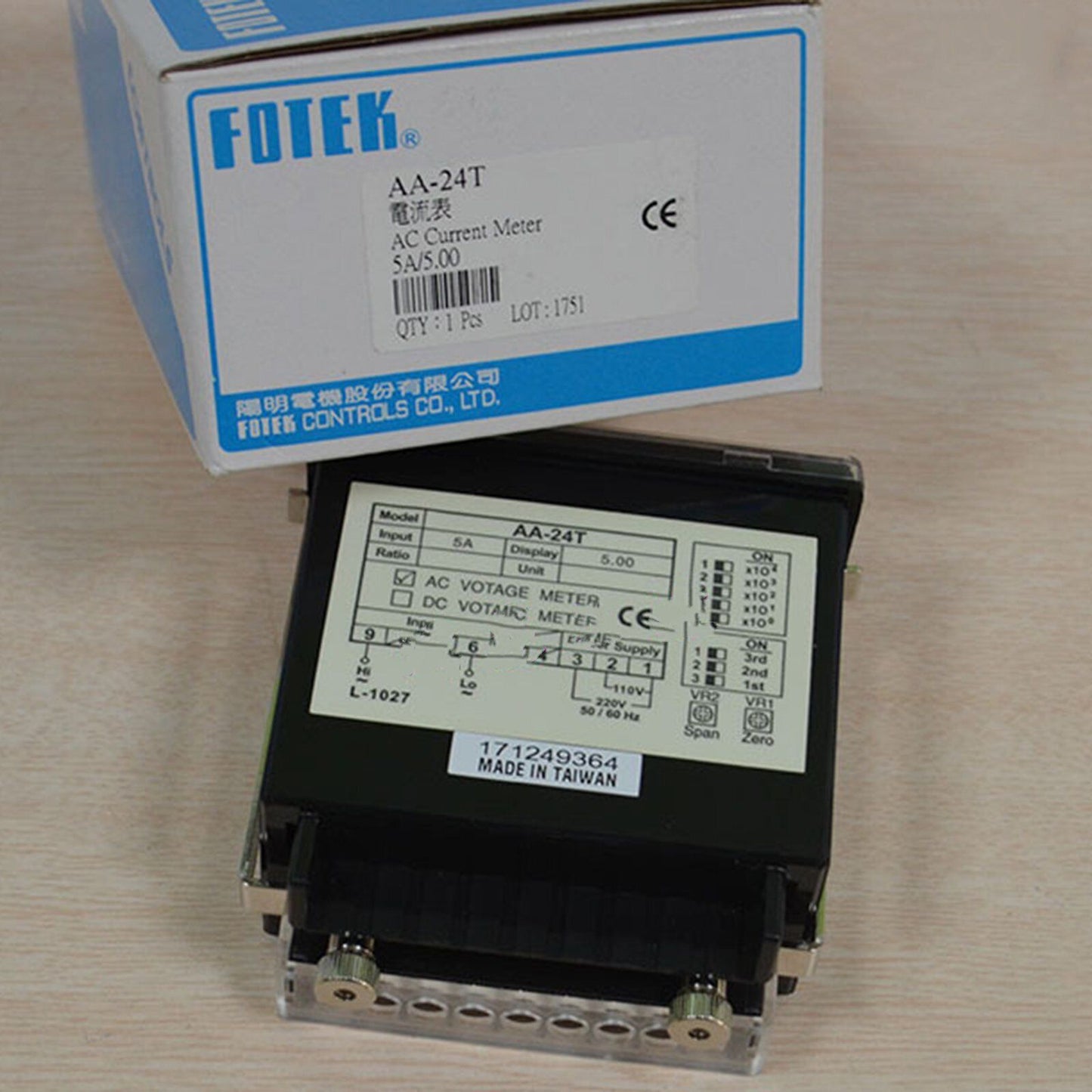 new Fotek Aa-24t Digital Display Table 6months