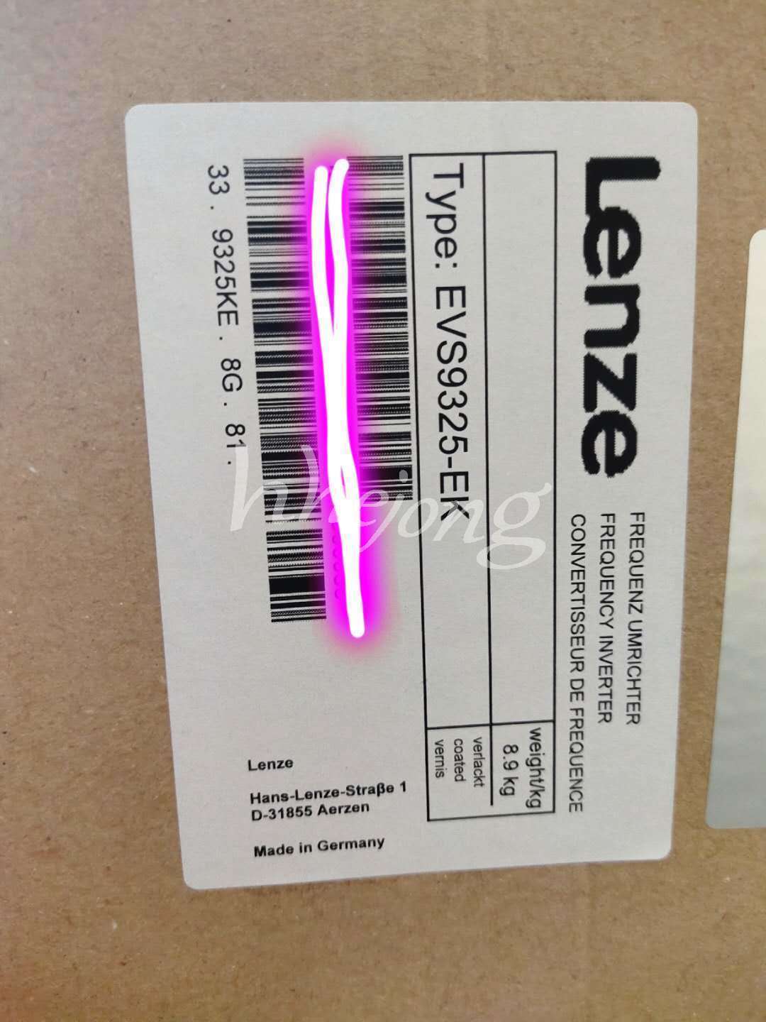 LENZE Servo Drive Inverter EVS9325-EK - LENZE
