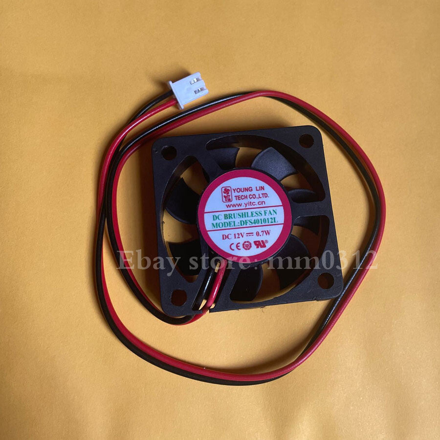YOUNG LIN DFS401012L 12V 0.7W 4 cm 4010 ultra-quiet fan