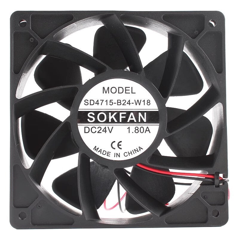 SOKFAN SD4715-B24-W18 12038 24V 1.8A 2-wire variable frequency  compressor fan