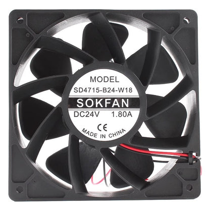 SOKFAN SD4715-B24-W18 12038 24V 1.8A 2-wire variable frequency  compressor fan