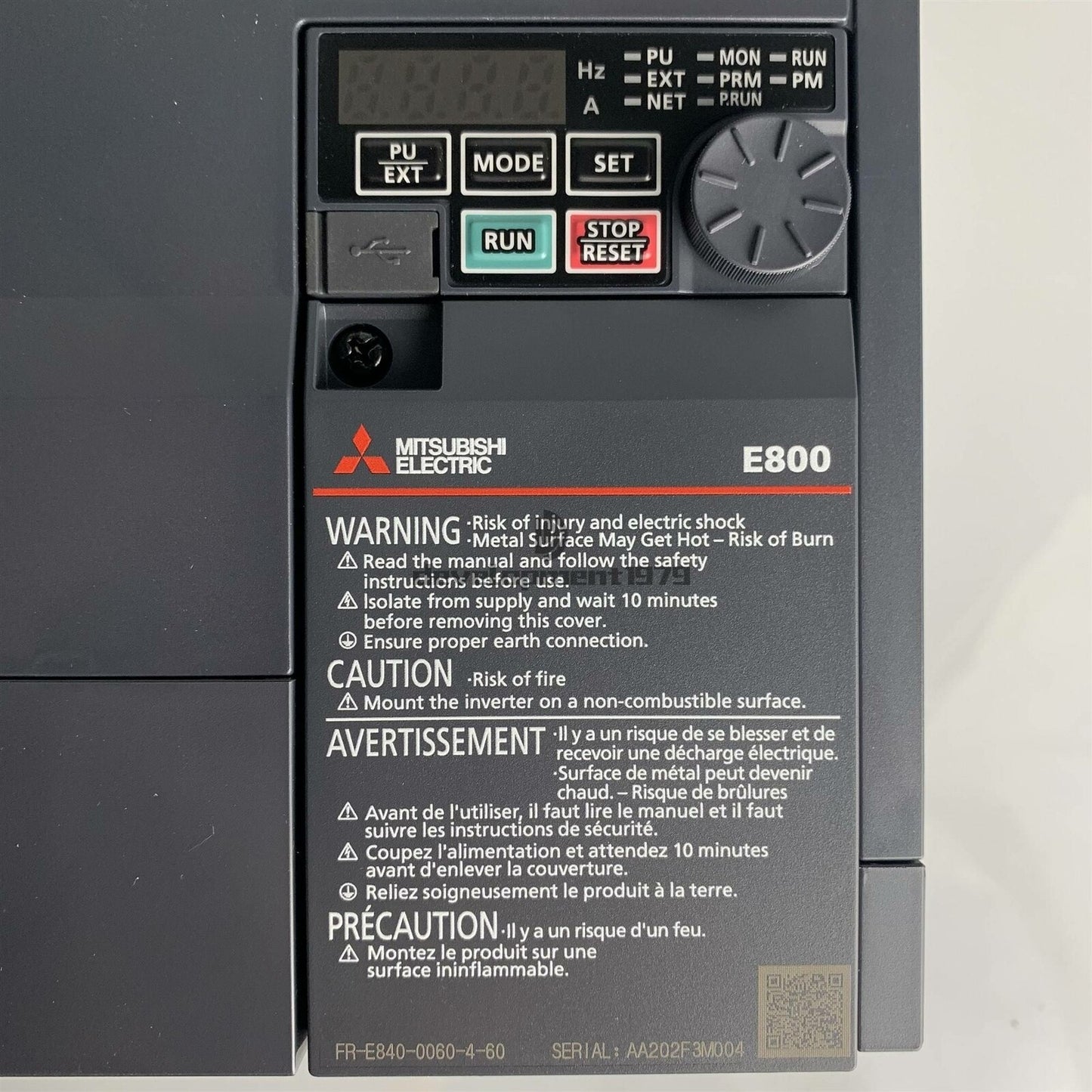 MITSUBISHI Inverter FR-E840-0060-4-60 2.2KW Express