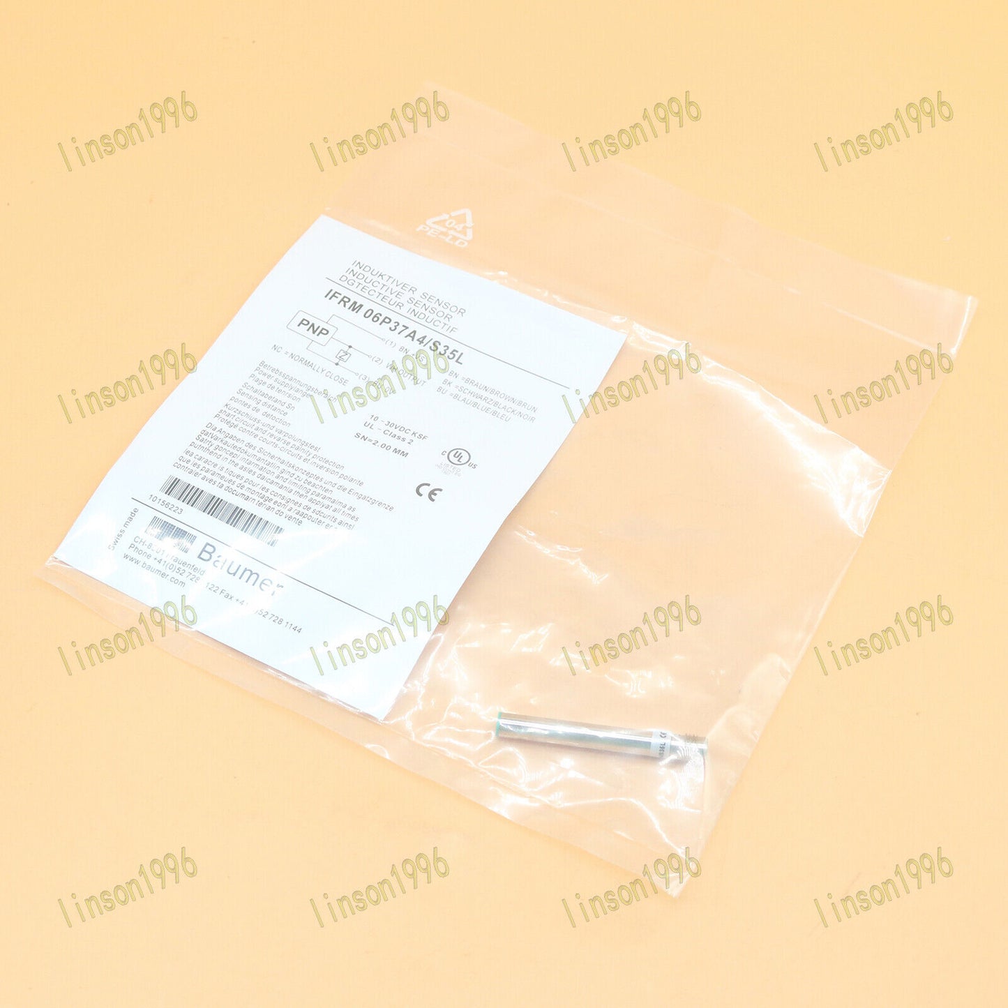Proximity Sensor by Baumer IFRM 06P37A4/S35L - BAUMER