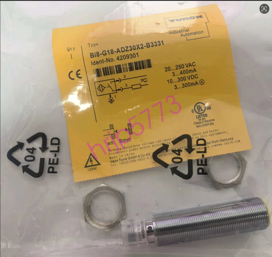 1PC Turck BI8-G18-ADZ30X2-B3331 Proximity Switch BI8G18ADZ30X2B3331