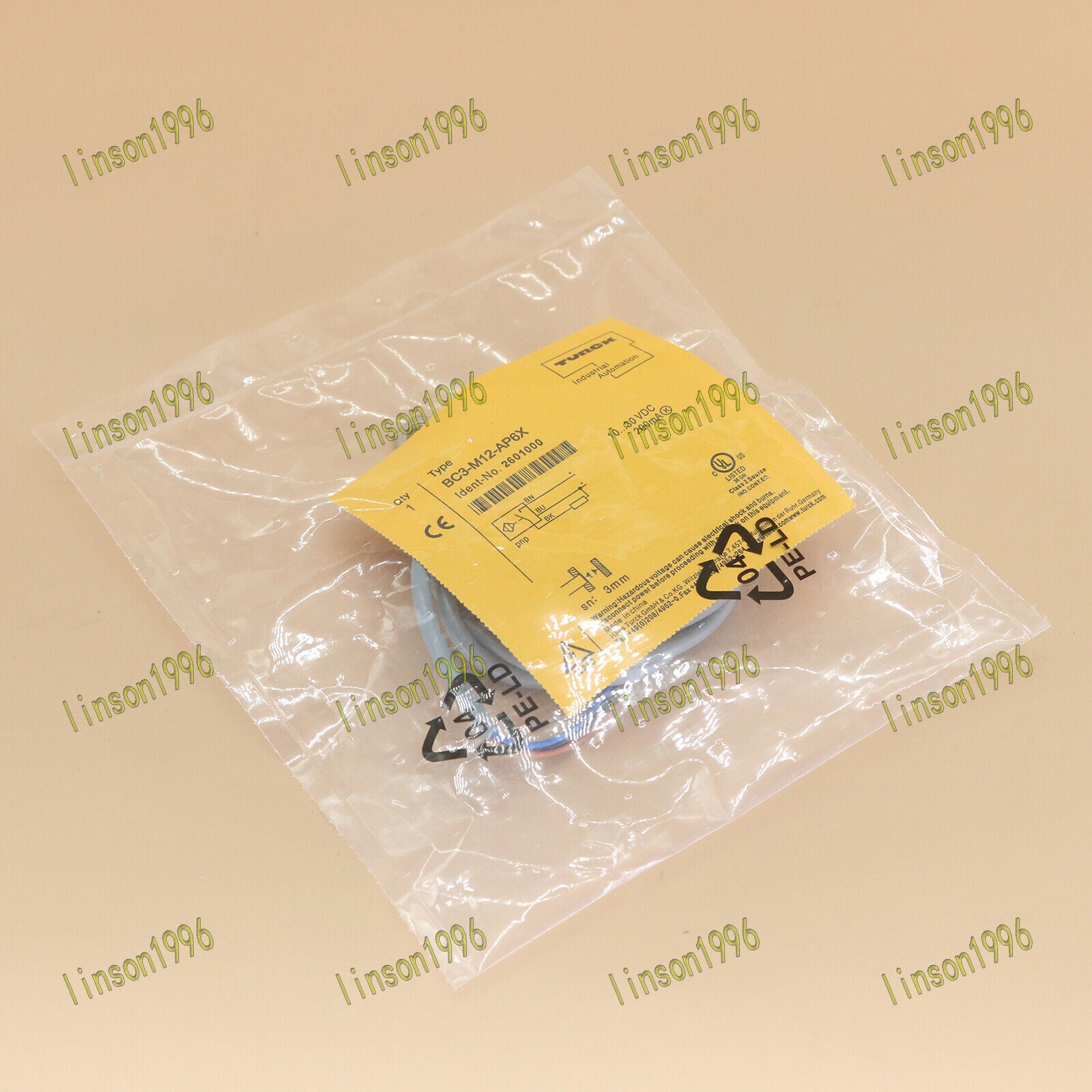 New ONE Turck Proximity Sensor Switch BC3-M12-AP6X Quality Assured - TURCK