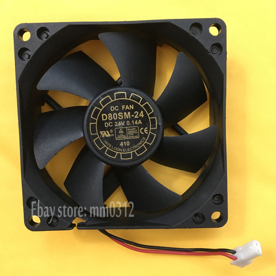 Yuelun 8025 D80SM-24 DC24V 0.14A Inverter 8CM Cooling Fan 2pin - YUELUN