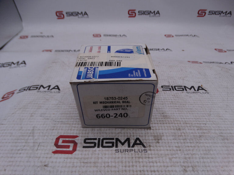 JABSCO 18753-0245 SEAL: High-Quality Component for Industrial Use - JABSCO